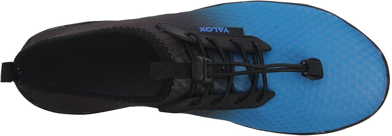imageWaterShoesMensWomens QuickDry BarefootSwim Diving ShoesAquaSocks for Yoga Climbing Beach Surf FitnessTy03Black Blue