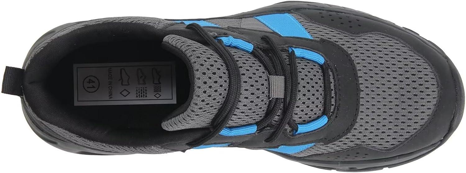 imageYALOX Mens Womens Water Shoes Hiking Walking Shoes Fashion Sneakers Comfortable Slip On for River Trekking Trail Running Climbing109Dark Gray