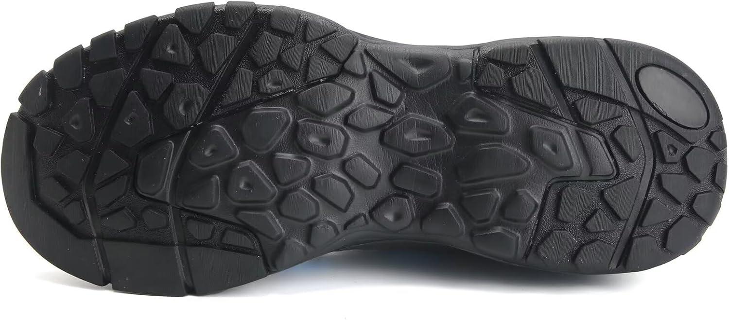 imageYALOX Mens Womens Water Shoes Hiking Walking Shoes Fashion Sneakers Comfortable Slip On for River Trekking Trail Running Climbing109Dark Gray