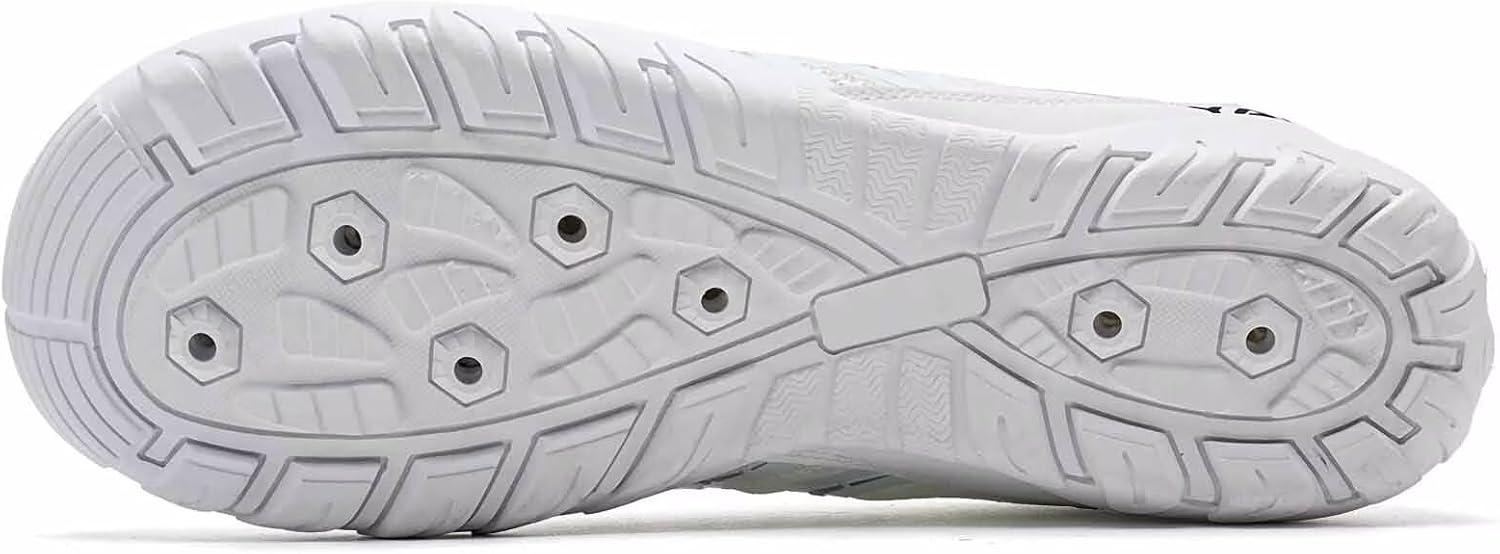 imageYALOX Water Shoes Mens Womens Swim Shoes Outdoor Beach Barefoot QuickDry Aqua Pool Socks Swimming Yoga Surfing Exercise741White