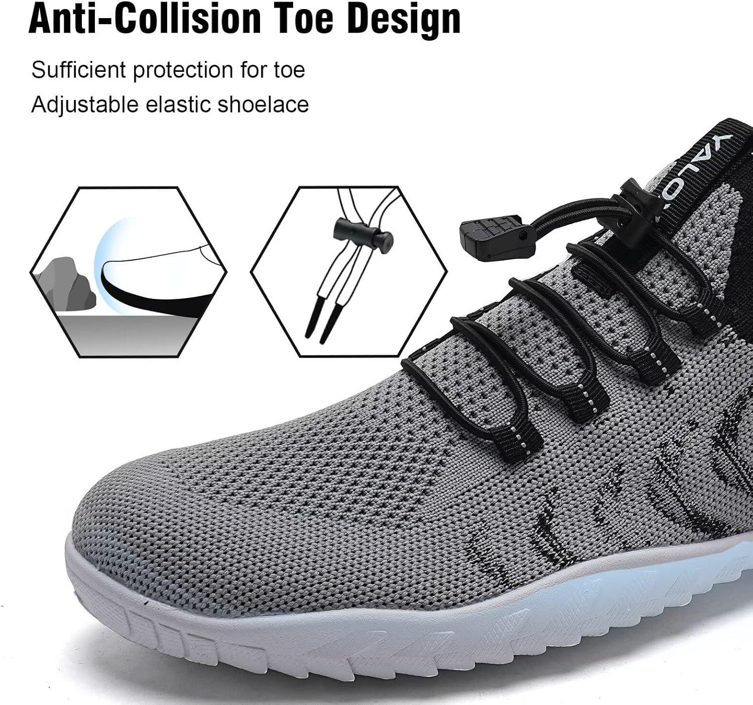 imageYALOX Water Shoes Mens Womens Swim Shoes Outdoor Beach Barefoot QuickDry Aqua Pool Socks Swimming Yoga Surfing Exercise785Gray