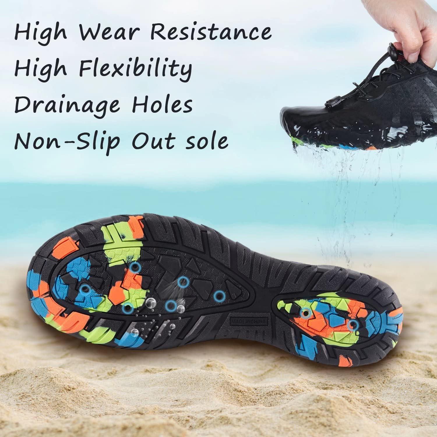 imageYALOX Water Shoes Mens Womens Swim Shoes Outdoor Beach Barefoot QuickDry Aqua Pool Socks Swimming Yoga Surfing ExerciseA927Grey