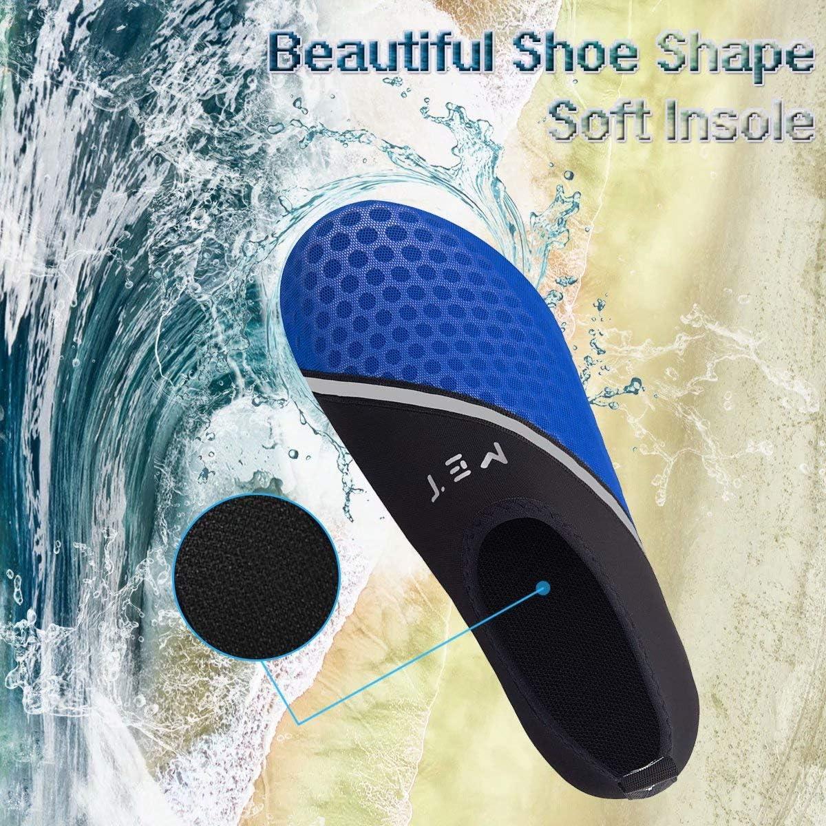 imageYALOX Water Shoes Womens Mens Outdoor Beach Swimming Aqua Socks QuickDry Barefoot Shoes Surfing Yoga Pool ExerciseDXbnavy