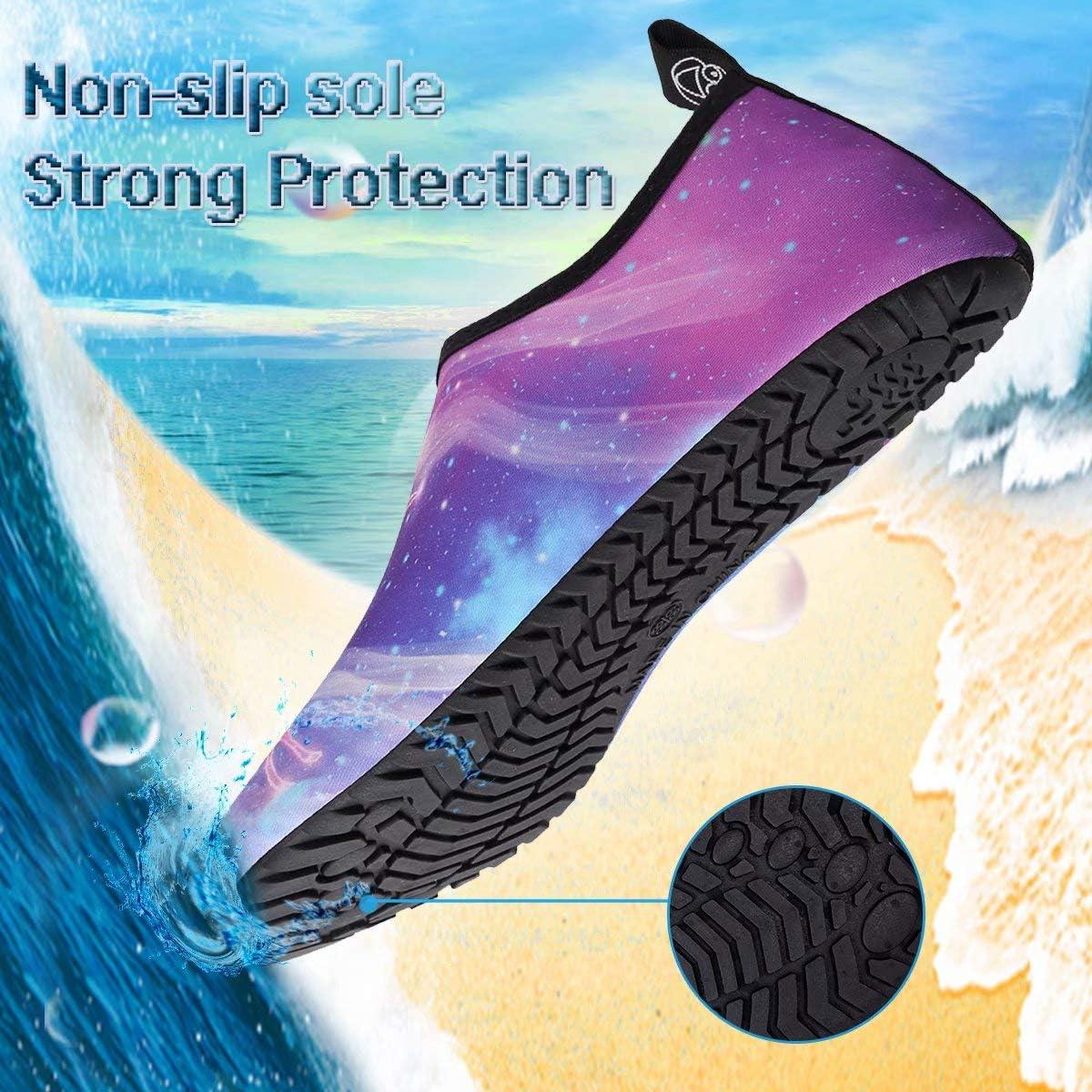 imageYALOX Water Shoes Womens Mens Outdoor Beach Swimming Aqua Socks QuickDry Barefoot Shoes Surfing Yoga Pool ExerciseStar Deer