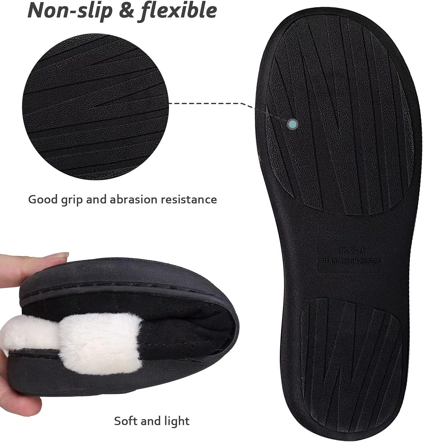 imageYALOX Womens Slippers Mens Warm Slippers Home Shoes Comfortable Memory Foam AntiSlip House Cotton Shoes Indoor amp OutdoorWomens Slippersfgback