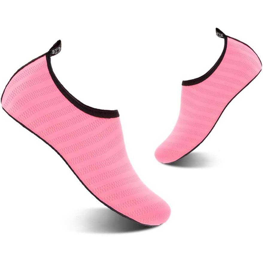 imageYALOX Water Shoes Womens Mens Outdoor Beach Swimming Aqua Socks QuickDry Barefoot Shoes Surfing Yoga Pool ExerciseLxypink