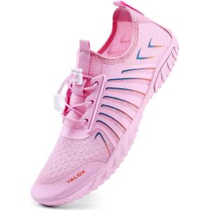 YALOX Water Shoes Men’s Women’s Swim Shoes Outdoor Beach Barefoot Quick-Dry Aqua Pool Socks Swimming Yoga Surfing Exercise(148/Pink)