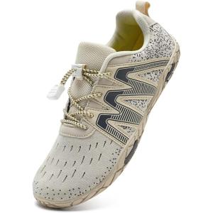 YALOX Water Shoes Men’s Women’s Swim Shoes Outdoor Beach Barefoot Quick-Dry Aqua Pool Socks Swimming Yoga Surfing Exercise(737/Beige)