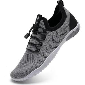 YALOX Water Shoes Men’s Women’s Swim Shoes Outdoor Beach Barefoot Quick-Dry Aqua Pool Socks Swimming Yoga Surfing Exercise(785/Gray)
